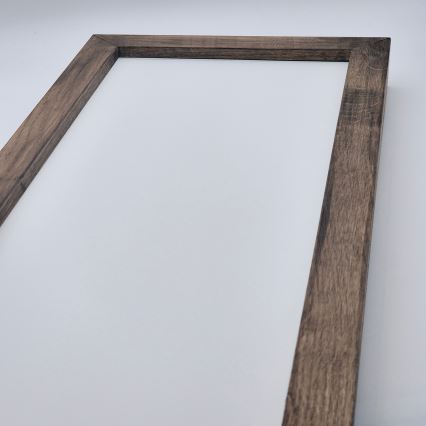 Brilagi - LED-kylpyhuoneen kattovalaisin WOODY FRAME LED/50W/230V 120x30 cm IP44 tammi/pähkinä