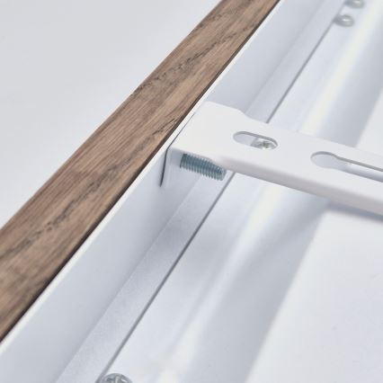 Brilagi - LED-kylpyhuoneen kattovalaisin WOODY FRAME LED/50W/230V 120x30 cm IP44 tammi/pähkinä