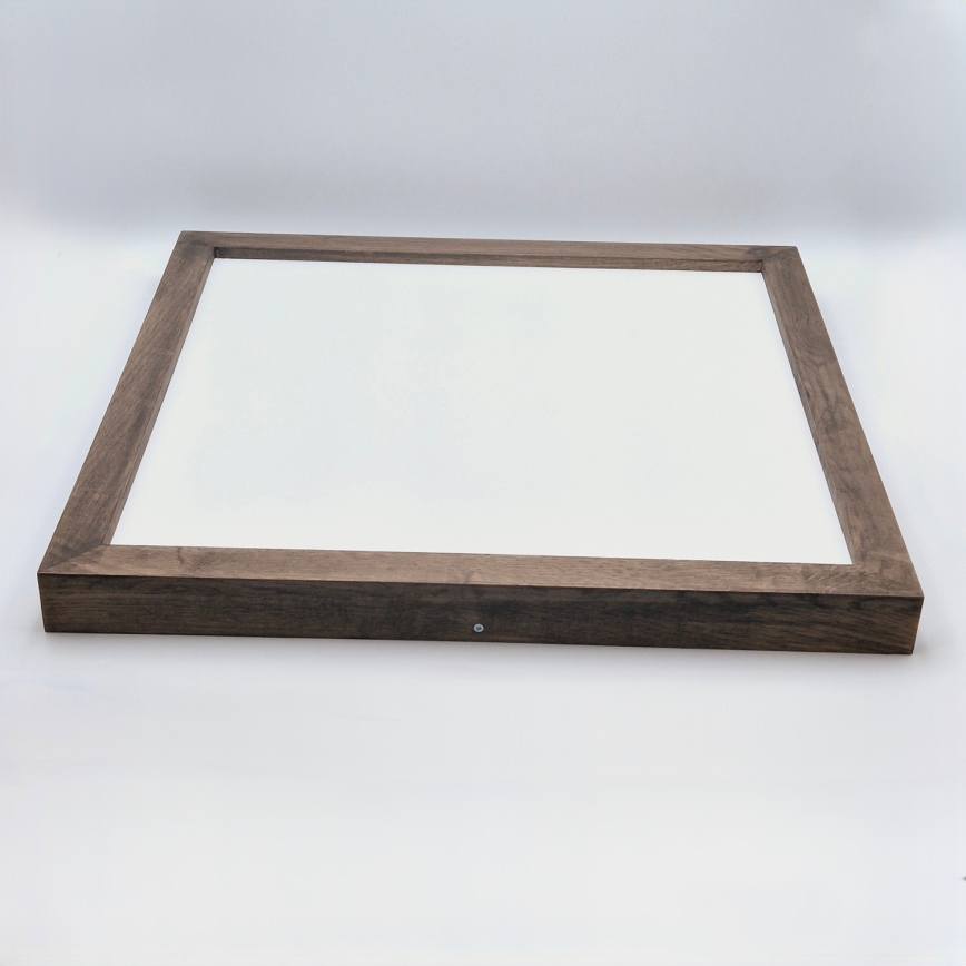 Brilagi - LED-kylpyhuoneen kattovalaisin WOODY FRAME LED/50W/230V 60x60 cm IP44 tammi/pähkinä