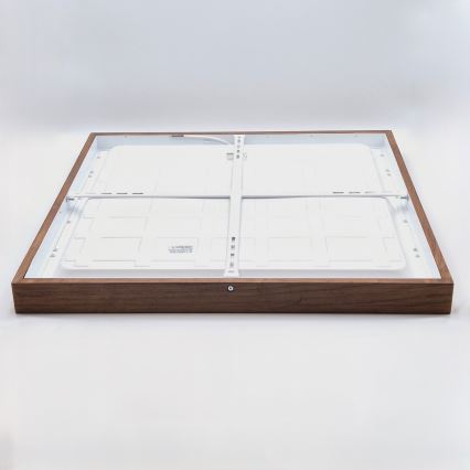 Brilagi - LED-kylpyhuoneen kattovalaisin WOODY FRAME LED/50W/230V 60x60 cm IP44 tammi/kirsikka