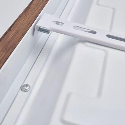 Brilagi - LED-kylpyhuoneen kattovalaisin WOODY FRAME LED/50W/230V 60x60 cm IP44 tammi/kirsikka