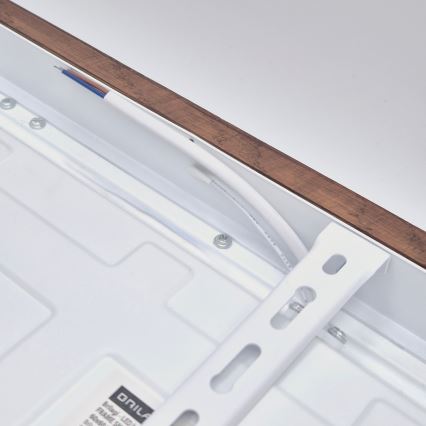 Brilagi - LED-kylpyhuoneen kattovalaisin WOODY FRAME LED/50W/230V 60x60 cm IP44 tammi/kirsikka