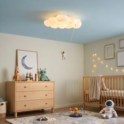Brilagi - LED Lasten kattovalaisin ASTRO LED/77W/230V valkoinen