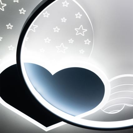 Brilagi - LED Lasten kattovalaisin LOVE LED/48W/230V 3000/4500/6000K sininen