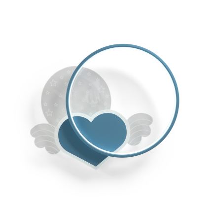 Brilagi - LED Lasten kattovalaisin LOVE LED/48W/230V 3000/4500/6000K sininen