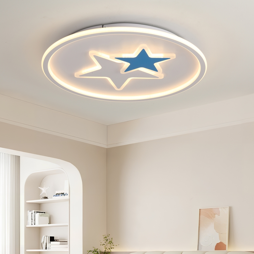 Brilagi - LED lasten kattovalaisin STARS LED/35W/230V halkaisija 53 cm