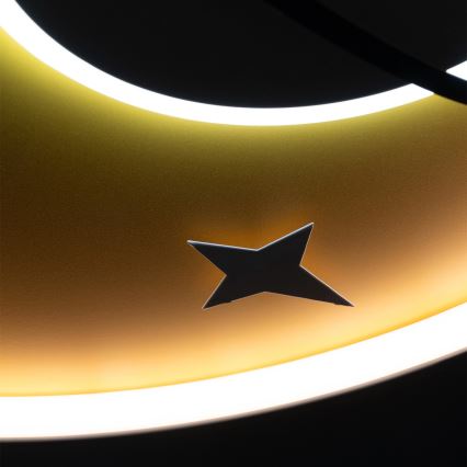 Brilagi -LED Lasten kattovalaisin STARSHIP LED/64W/230V 3000/4500K keltainen