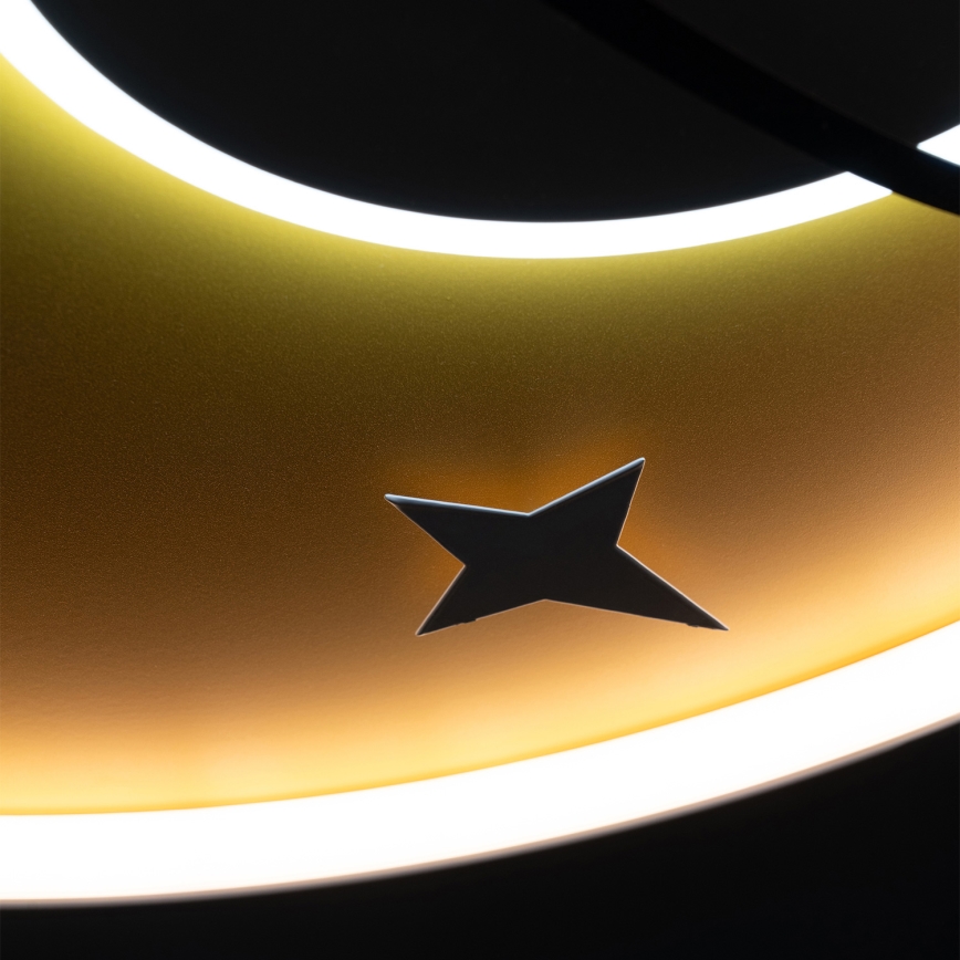 Brilagi -LED Lasten kattovalaisin STARSHIP LED/64W/230V 3000/4500K keltainen