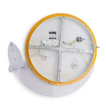 Brilagi -LED Lasten kattovalaisin STARSHIP LED/64W/230V 3000/4500K keltainen