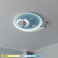 Brilagi -LED Lasten kattovalaisin STARSHIP LED/64W/230V 3000/4500K sininen