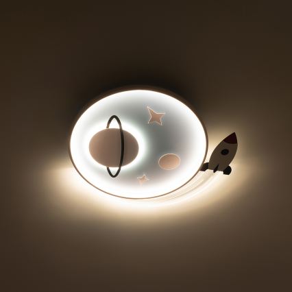 Brilagi -LED Lasten kattovalaisin STARSHIP LED/64W/230V 3000/4500K sininen