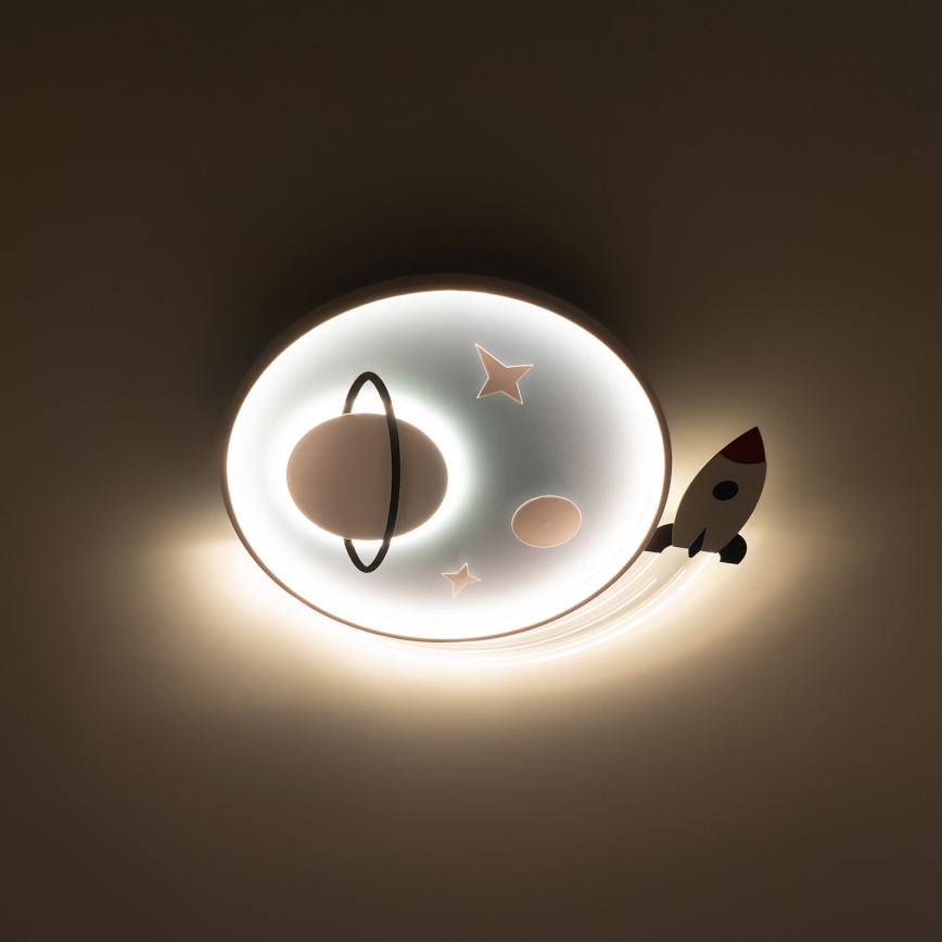 Brilagi -LED Lasten kattovalaisin STARSHIP LED/64W/230V 3000/4500K sininen