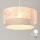 Brilagi - LED-lasten riippuvalaisin johdolla BOBO 1xE27/10W/230V Ø 40 cm kerma/harmaa/pupuset