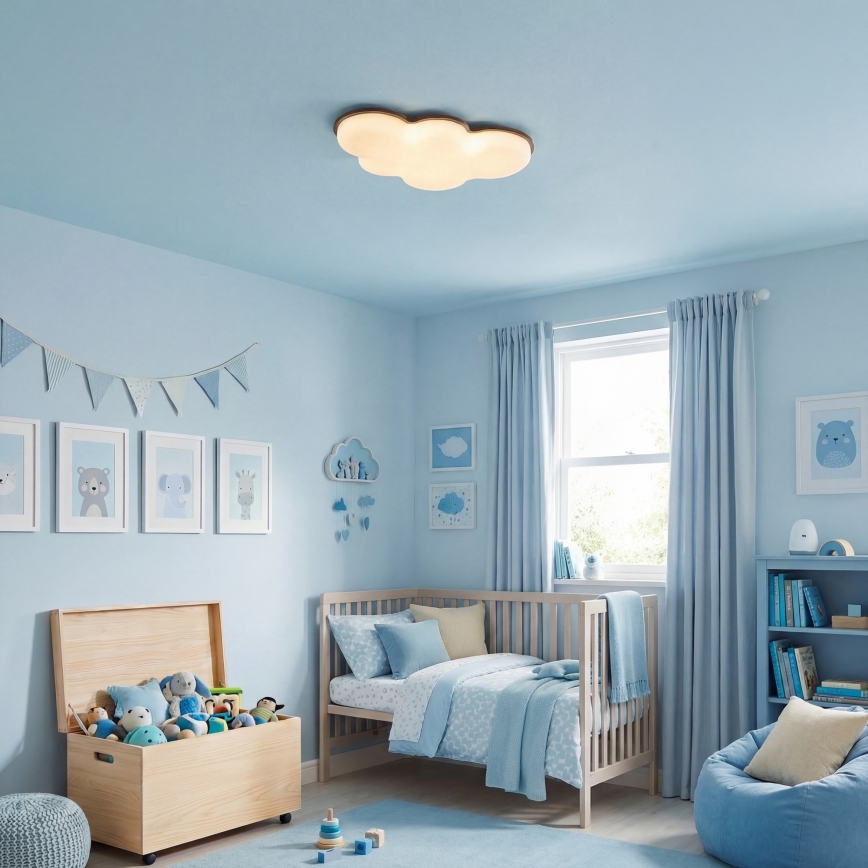 Brilagi - LED-lastenkattovalaisin CLOUD LED/54W/230V valkoinen