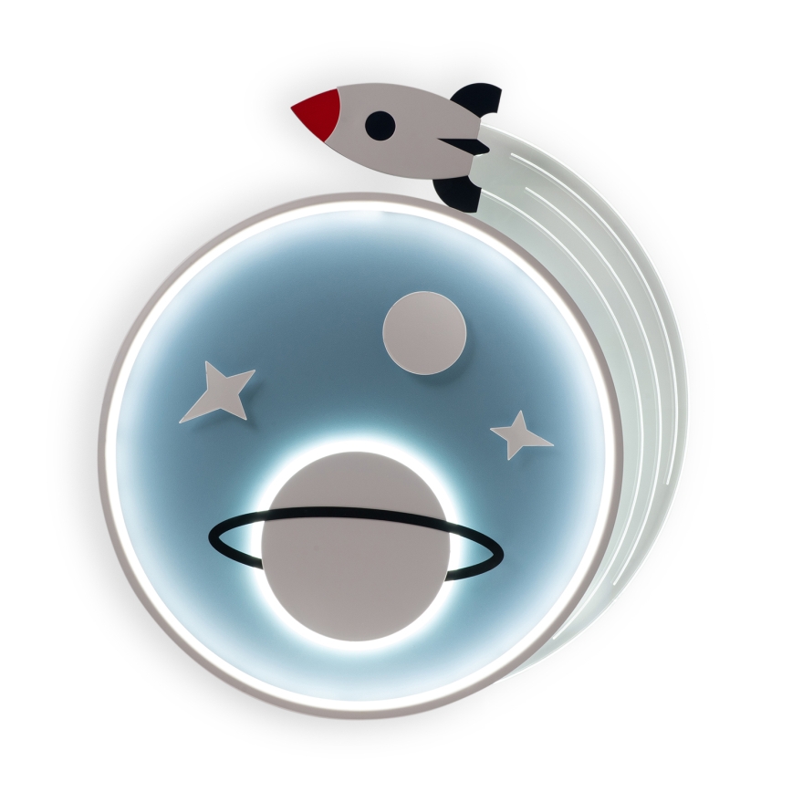 Brilagi - LED lasten kattovalaisin STARSHIP LED/64W/230V 3000/4500/6000K sininen