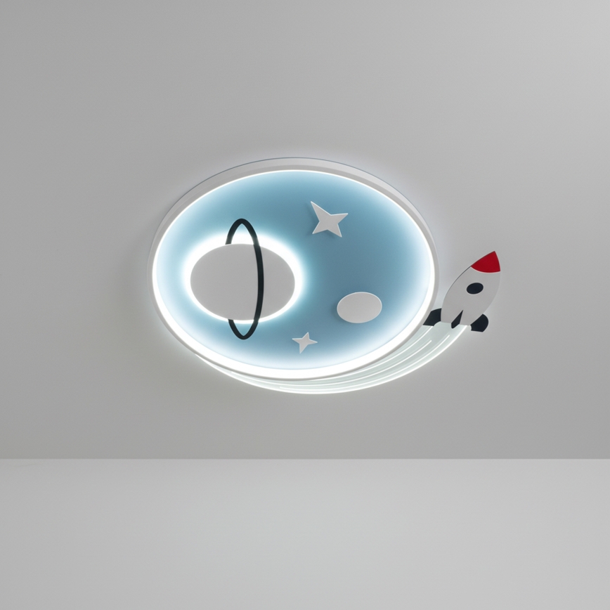 Brilagi - LED lasten kattovalaisin STARSHIP LED/64W/230V 3000/4500/6000K sininen