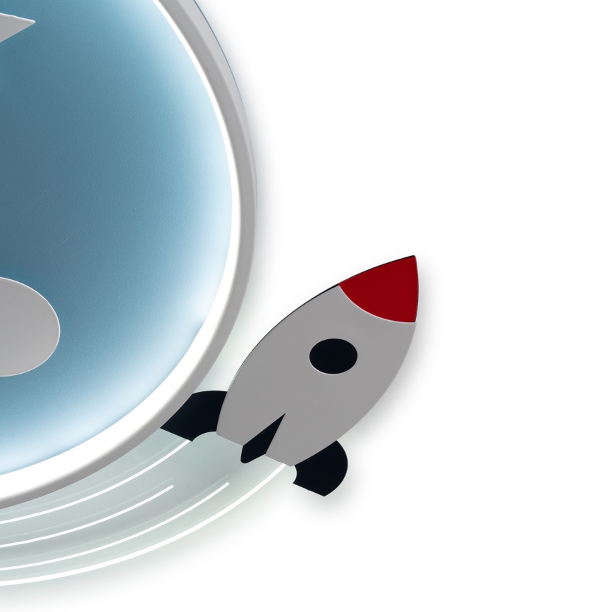 Brilagi - LED lasten kattovalaisin STARSHIP LED/64W/230V 3000/4500/6000K sininen