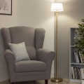 Brilagi - LED-lattiavalaisin CERIA 1xE27/20W/230V halkaisija 30 cm valkoinen/kultainen