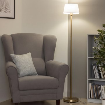 Brilagi - LED-lattiavalaisin CERIA 1xE27/20W/230V halkaisija 30 cm valkoinen/kultainen