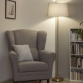 Brilagi - LED lattiavalaisin CERIA 1xE27/20W/230V halkaisija 45 cm harmaa/kultainen