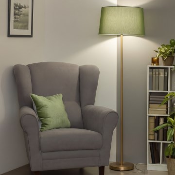 Brilagi - LED-lattiavalaisin CERIA 1xE27/20W/230V, halkaisija 45 cm, vihreä/kultainen