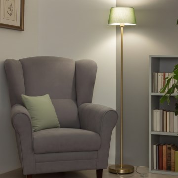 Brilagi - LED-lattiavalaisin CERIA 1xE27/20W/230V Ø 25 cm vihreä/kultainen