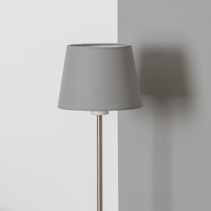 Brilagi - LED-lattiavalaisin CERIA 1xE27/40W/230V, halkaisija 20,5 cm, harmaa/mattakromi