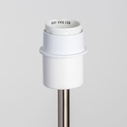 Brilagi - LED-lattiavalaisin CERIA 1xE27/40W/230V halkaisija 25 cm valkoinen/mattakromi