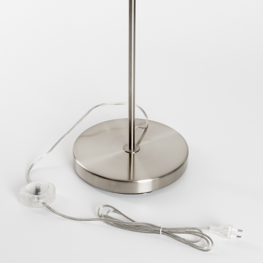 Brilagi - LED-lattiavalaisin CERIA 1xE27/40W/230V halkaisija 30 cm beessi/matattu kromi