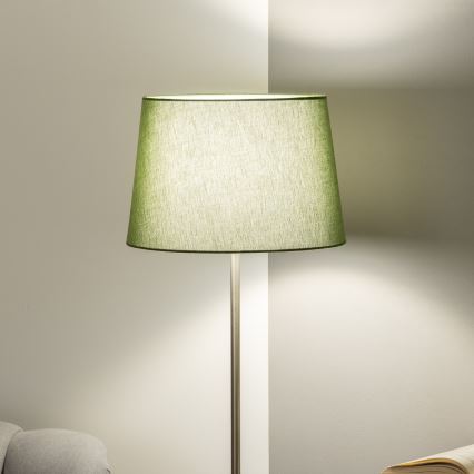 Brilagi - LED-lattiavalaisin CERIA 1xE27/40W/230V halkaisija 30 cm vihreä/mattakromi