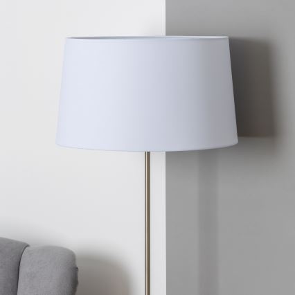 Brilagi - LED-lattiavalaisin CERIA 1xE27/40W/230V, halkaisija 45 cm, valkoinen/mattakromi