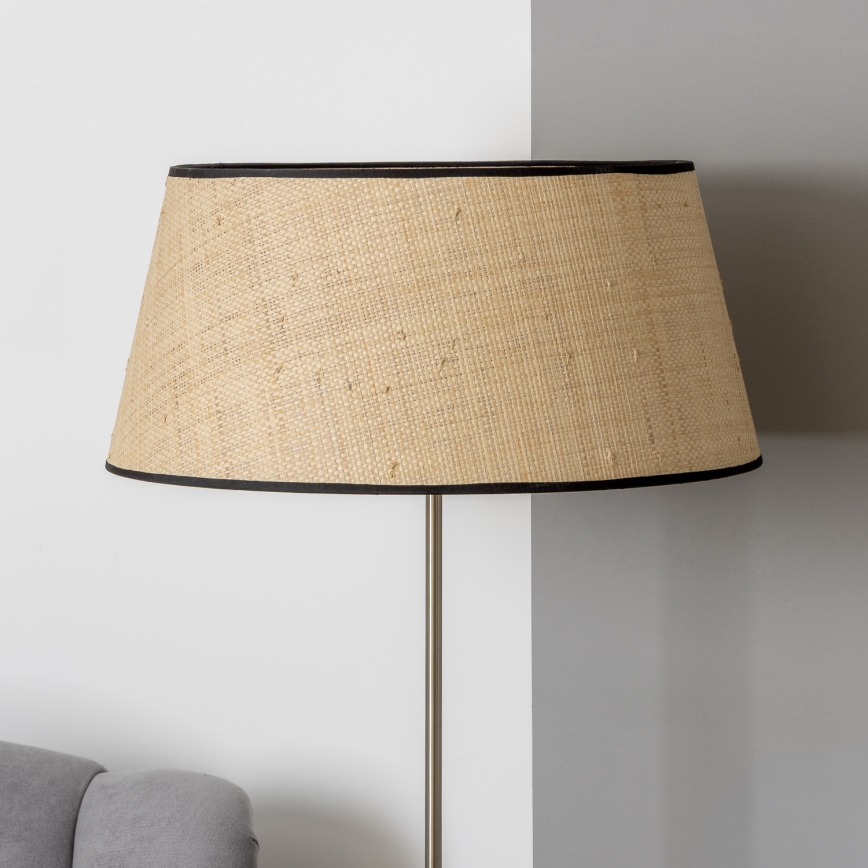 Brilagi - LED-lattiavalaisin CERIA 1xE27/40W/230V halkaisija 50 cm beige/mattakromi