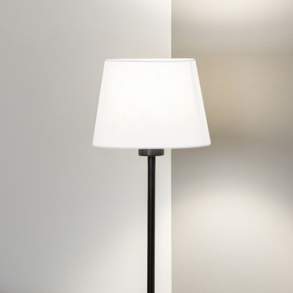 Brilagi - LED-lattiavalaisin CERIA 1xE27/40W/230V Ø 20,5 cm valkoinen/musta