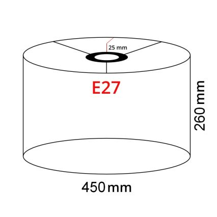 Brilagi - LED-lattiavalaisin CERIA 1xE27/40W/230V Ø 45 cm vihreä/musta