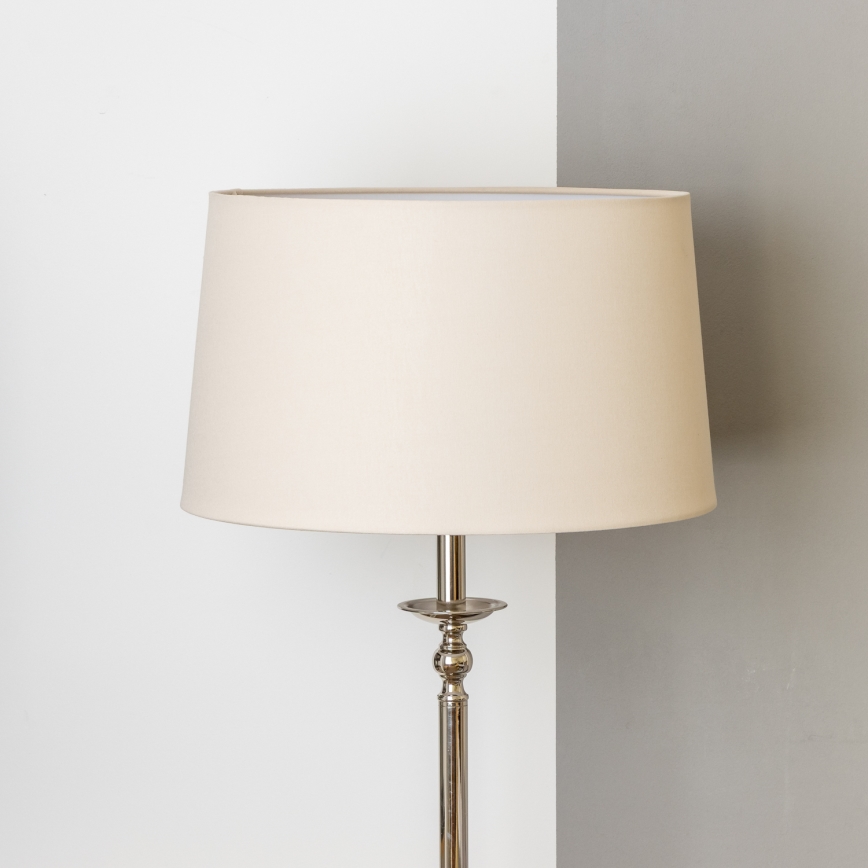 Brilagi - LED-lattiavalaisin CERIA 1xE27/60W/230V halkaisija 45 cm kiiltävä kromi/beige