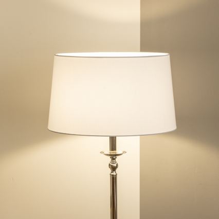 Brilagi - LED-lattiavalaisin CERIA 1xE27/60W/230V halkaisija 45 cm kiiltävä kromi/valkoinen