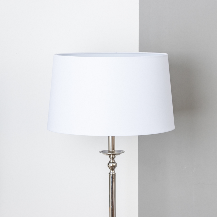 Brilagi - LED-lattiavalaisin CERIA 1xE27/60W/230V halkaisija 45 cm kiiltävä kromi/valkoinen