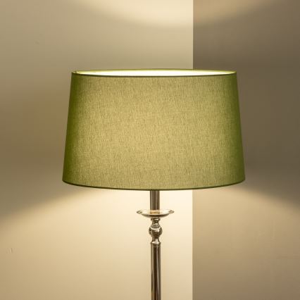 Brilagi - LED-lattiavalaisin CERIA 1xE27/60W/230V halkaisija 45 cm kiiltävä kromi/vihreä
