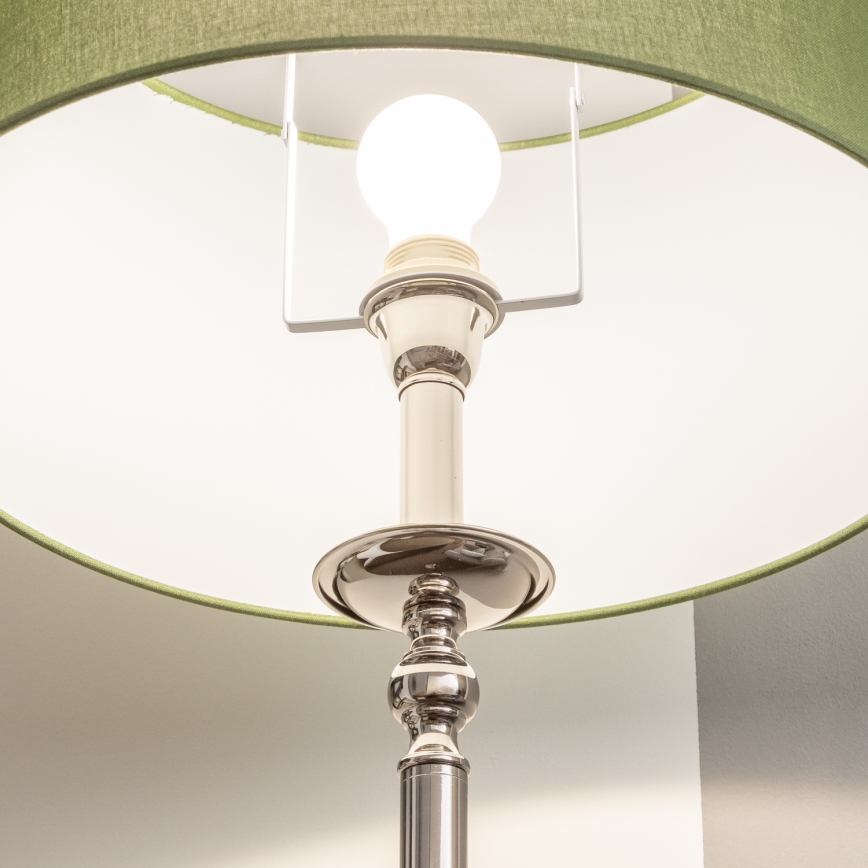 Brilagi - LED-lattiavalaisin CERIA 1xE27/60W/230V halkaisija 45 cm kiiltävä kromi/vihreä
