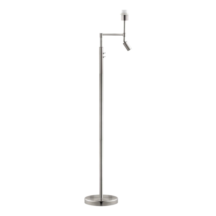 BRILAGI - LED-lattiavalaisin CERIA 1xE27/60W/230V + LED/2,1W halkaisija 45 cm mattakromi/valkoinen