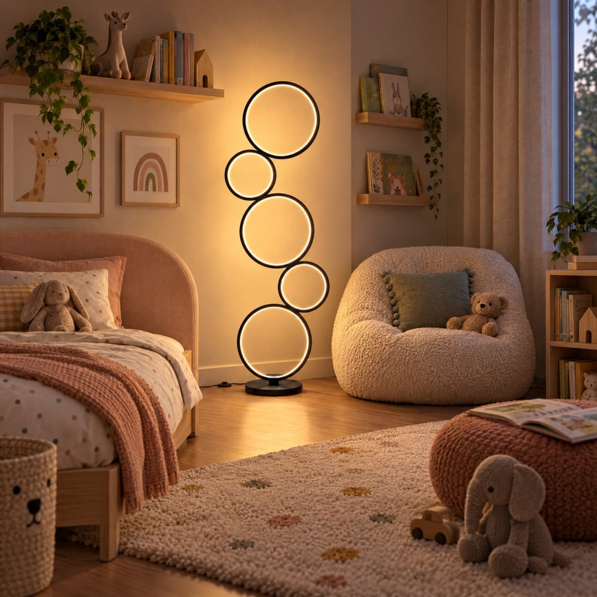 BRILAGI - LED-lattiavalaisin ECHO LED/36W/230V 4000K 110 cm musta
