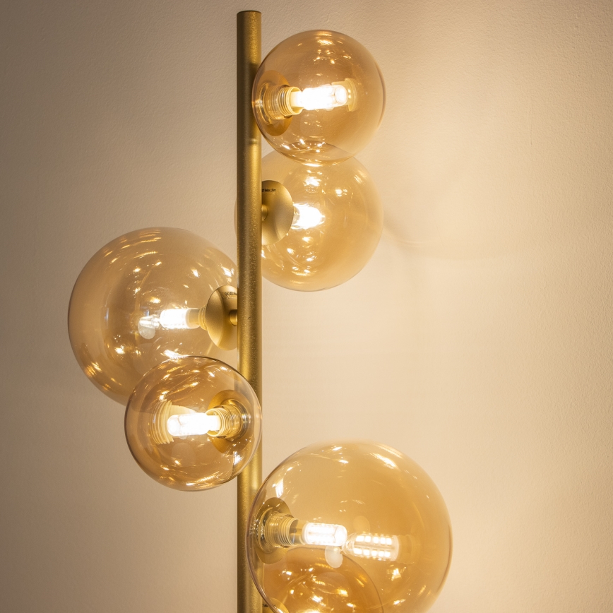 BRILAGI - LED-lattiavalaisin MILLA 7xG9/3W/230V kulta