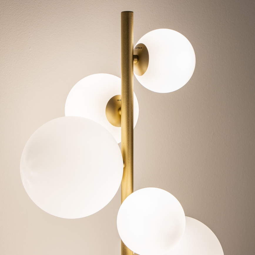 BRILAGI - LED-lattiavalaisin MILLA 7xG9/3W/230V kulta/valkoinen