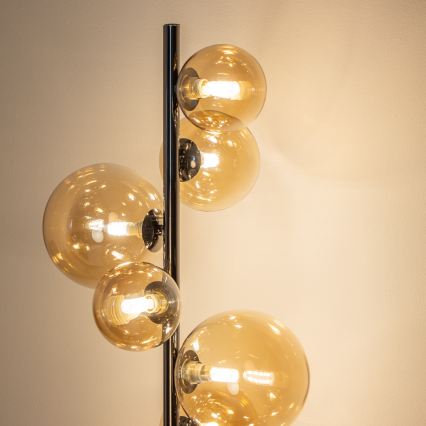 BRILAGI - LED-lattiavalaisin MILLA 7xG9/3W/230V musta kromi/kulta