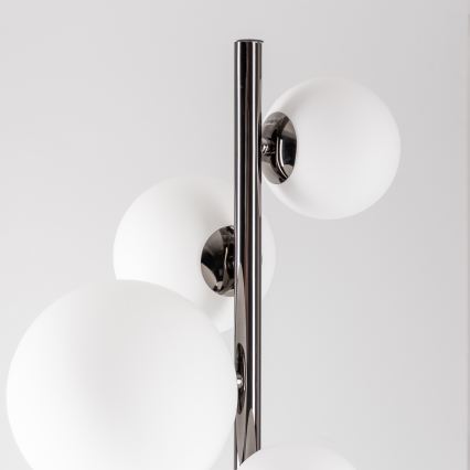 BRILAGI - LED-lattiavalaisin MILLA 7xG9/3W/230V musta kromi/valkoinen