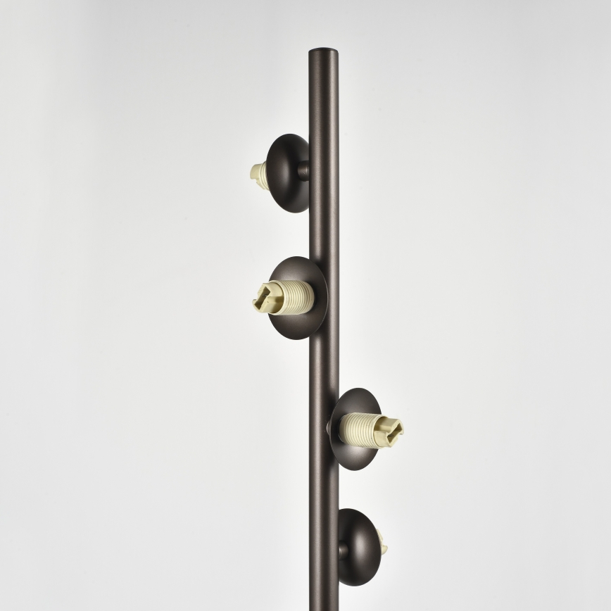 Brilagi - LED lattiavalaisin MILLA 7xG9/3W/230V ruskea/savunruskea