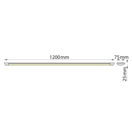 Brilagi - LED-loisteputkivalaisin AVERO LED/32W/230V 120 cm