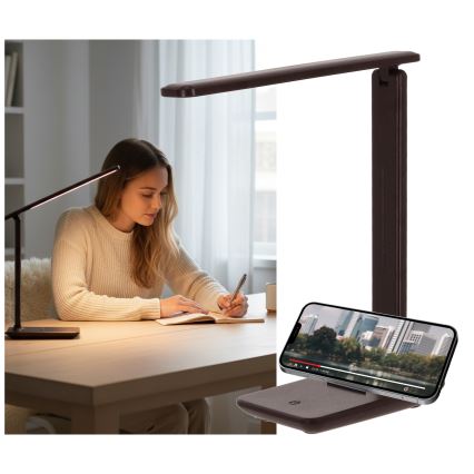 Brilagi - Himmennettävä LED-pöytävalaisin MODO LED/7W/230V 3000/4000/6500K ruskea