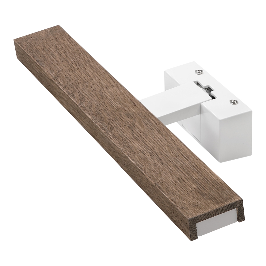 Brilagi - WOODY MIRROR 3-in-1 LED-kylpyhuoneen peilivalaisin 8W/230V 40 cm IP44 valkoinen/tammi