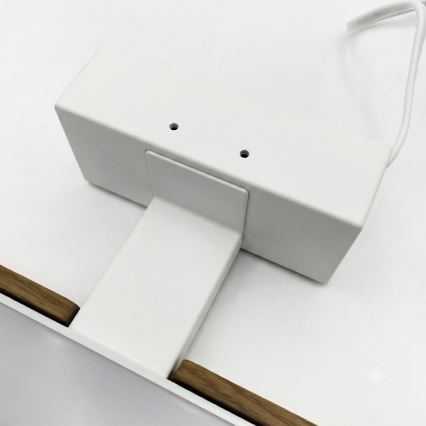 Brilagi - WOODY MIRROR 3-in-1 LED-kylpyhuoneen peilivalaisin 8W/230V 40 cm IP44 valkoinen/tammi